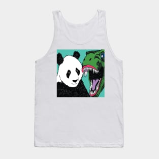 Panda & Glamoursaurus Rex Tank Top